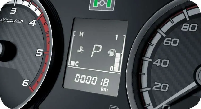 Color LCD multi information display